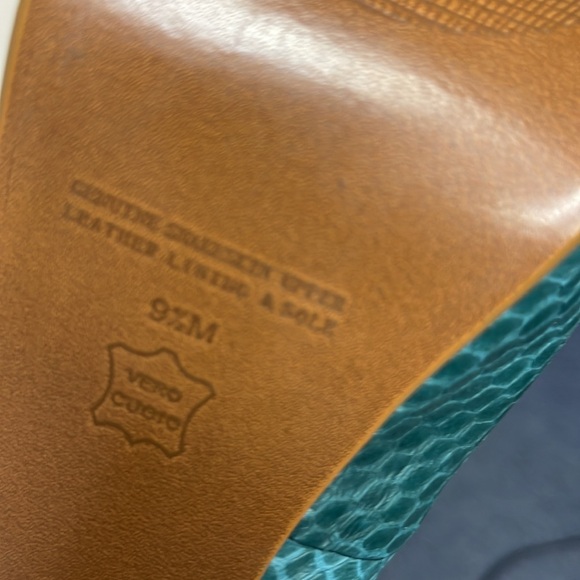 NWOT Leon Max Snakeskin Shoes - Picture 3 of 5